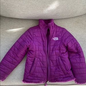 The Northface Mossbud Swirl jacket for girls